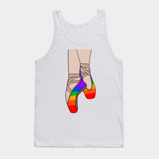 Rainbow pointe shoes Tank Top